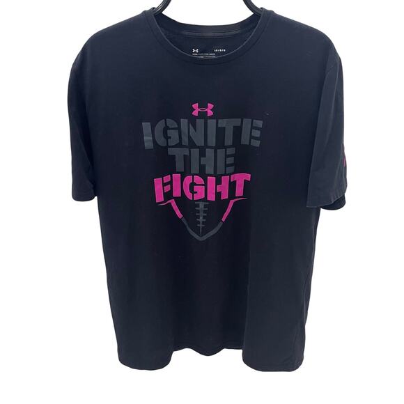 Under Armour Other - Under Armour Ignite The Fight Breast Cancer Awareness T-shirt ~ Men's LG